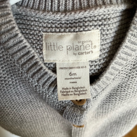 Little Planet by Carter’s Organic Cotton Knit Sleeveless Jumper - Picture 3 of 6